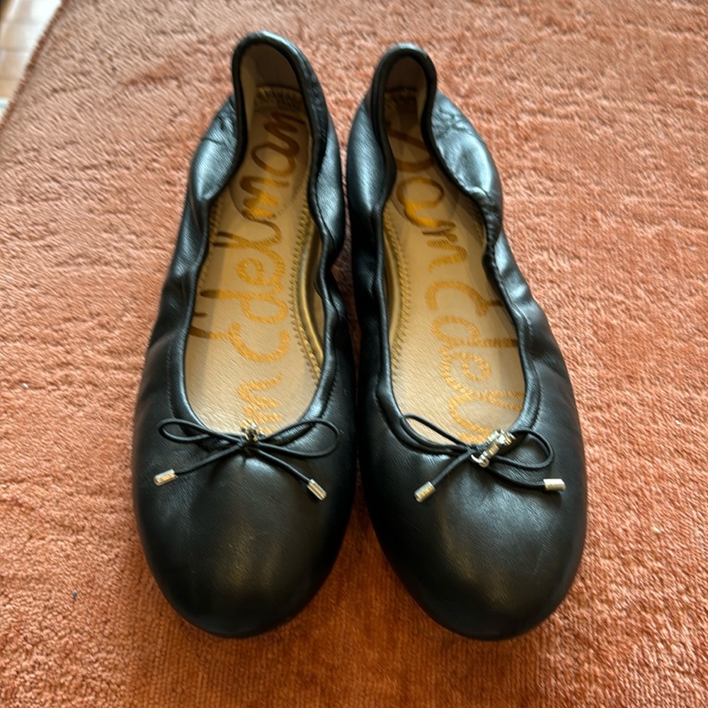 Size 8 1/2 Sam Edelman Black Ballet Flats